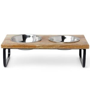 Stainless steel raised bowls